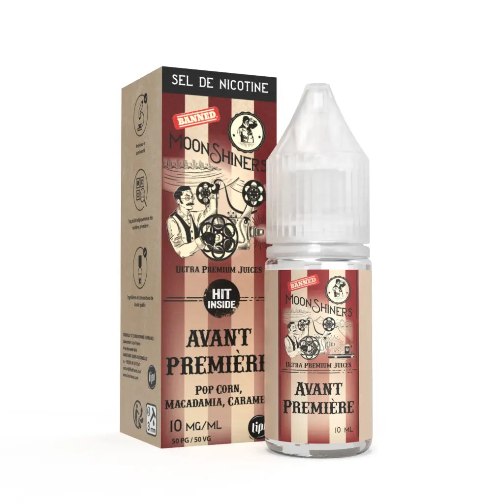 E liquide Avant Première Moonshiners aux sels de nicotine