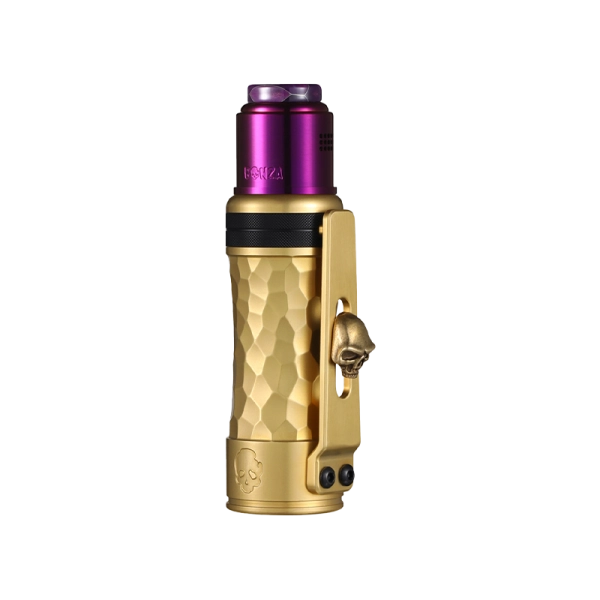 Kit Meca Bonza Pro Hammered Brass + Purple - Thunder Cloud x Vaping Bogan