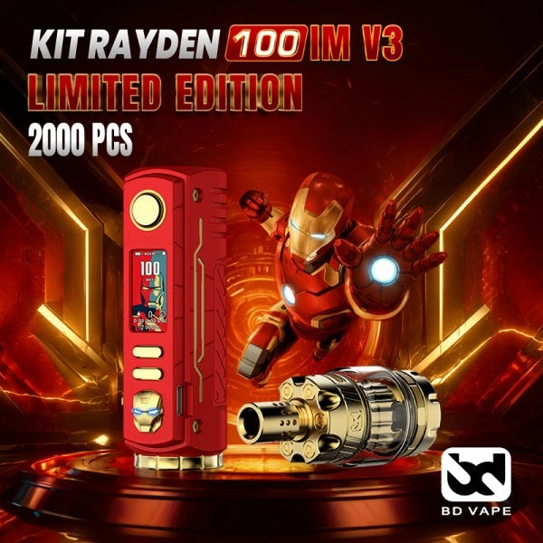 Pack Rayden 100 V3.0 IM Limited Edition 2000pcs - BD Vape