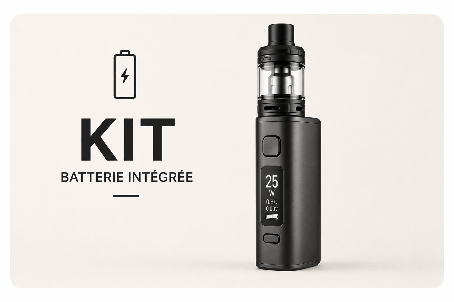 Kit batterie intégrée
