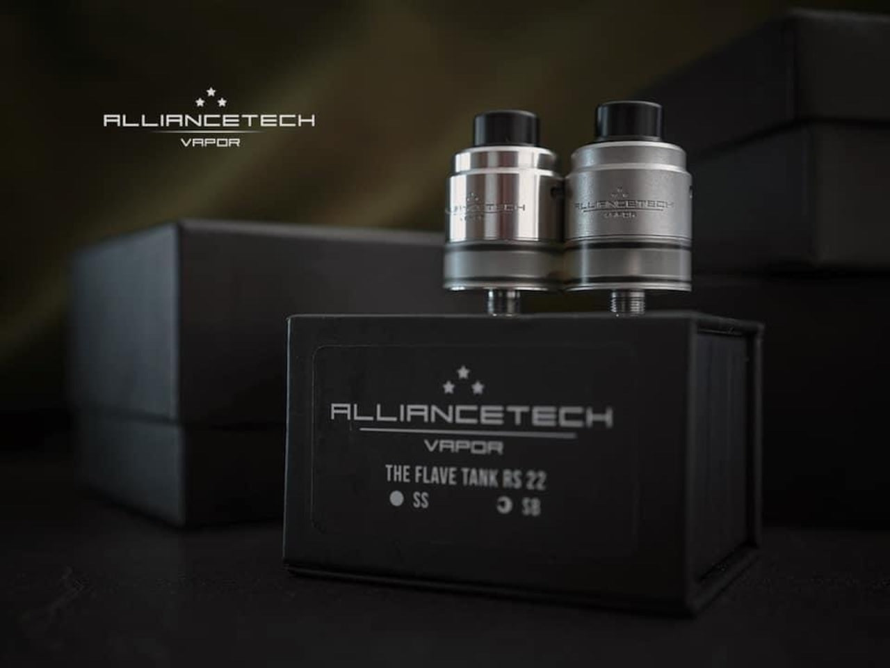 THE FLAVE TANK RS 22 VERSION SANBLASTED - ALLIANCETECH VAPOR