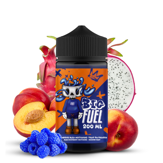 Framboise bleue, Nectarine, Fruit du Dragon 200ml 0mg BIG FUEL - Maison Fuel