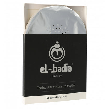 50 Aluminiums XL Troué 15cm