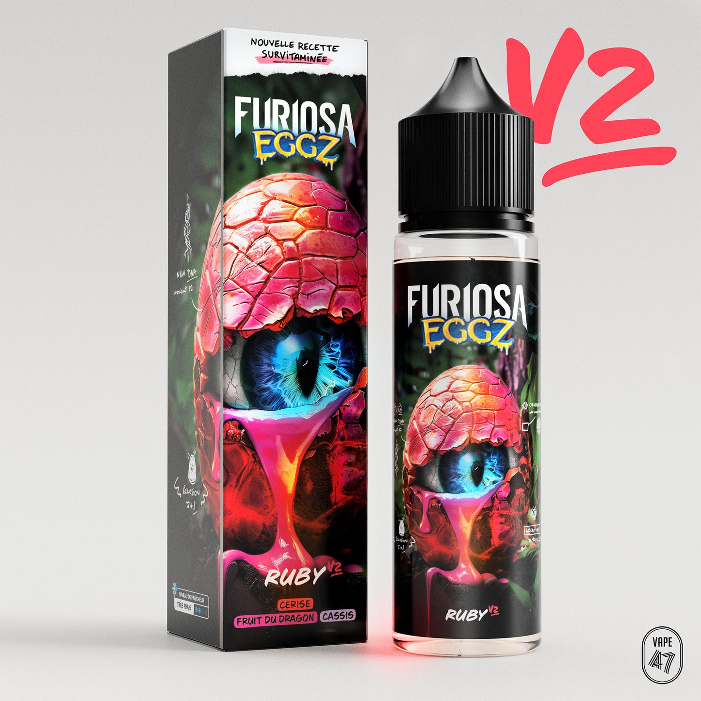 Furiosa EGGZ V2 Ruby (0mg/mL – 50mL)