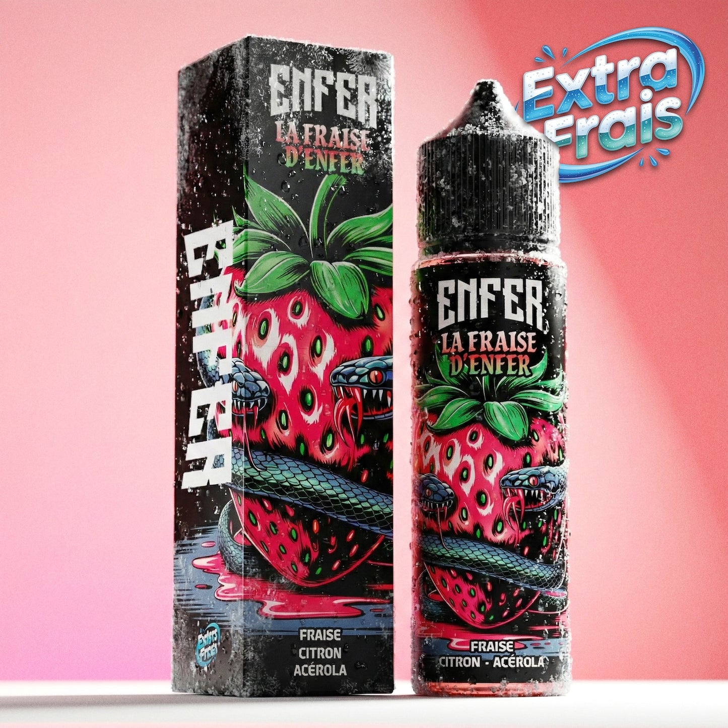 ENFER La Fraise d’ENFER (0mg/mL – 50mL)