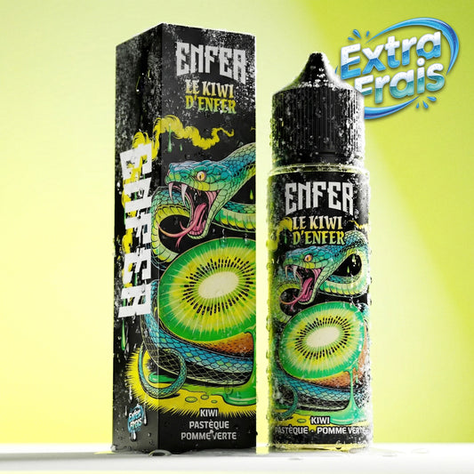 ENFER Le Kiwi d’ENFER (0mg/mL – 50mL)