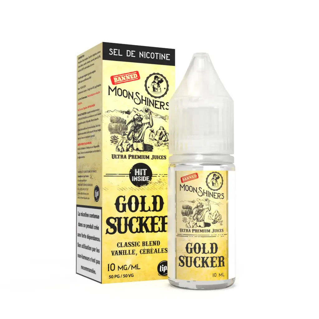 E liquide Gold Sucker Moonshiners aux sels de nicotine