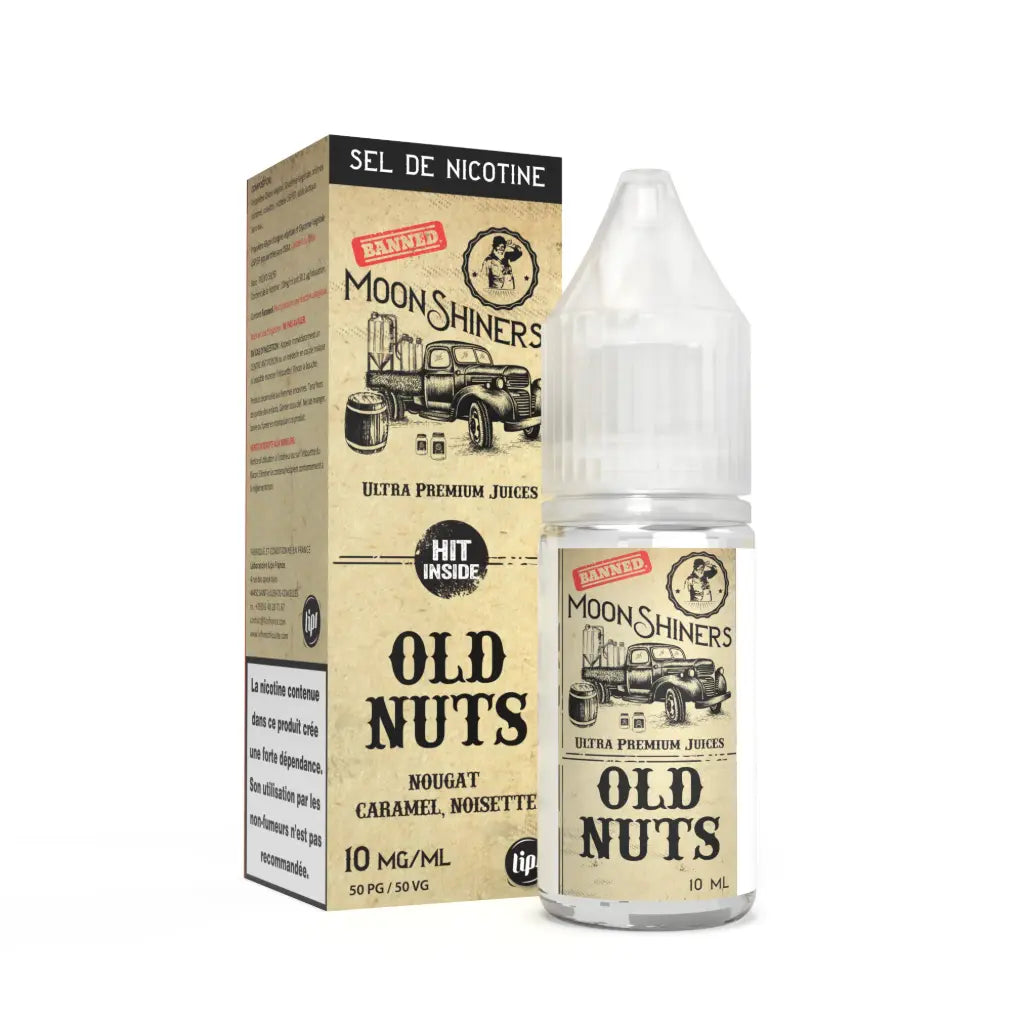 E liquide Old Nuts Moonshiners aux sels de nicotine
