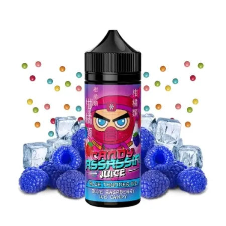 Blue Thunder Ice 00mg 100ml - Candy Assassin Juice