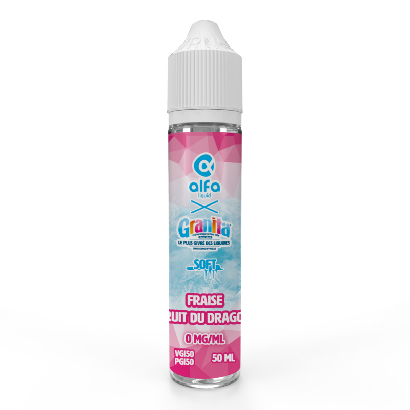 Fraise Fruits du Dragon Granita Soft shake and vape