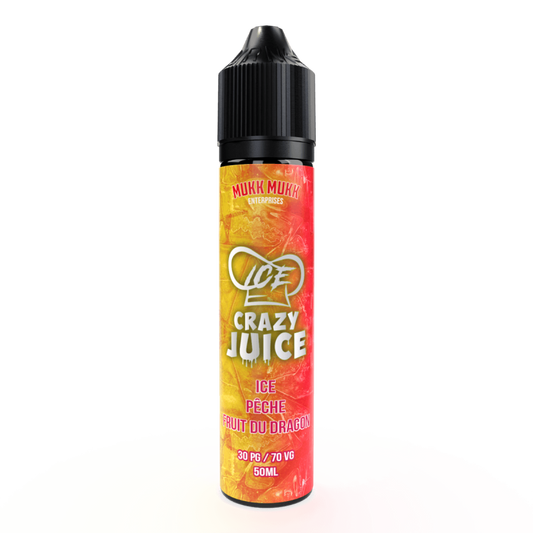 ICE PECHE FRUIT DU DRAGON 0MG NICOTINE 50ML
