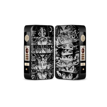 Mod dotBox 220 V2 220W 2x18650 Gravé (Recto/Verso) Demon Slayer Black- Dotmod