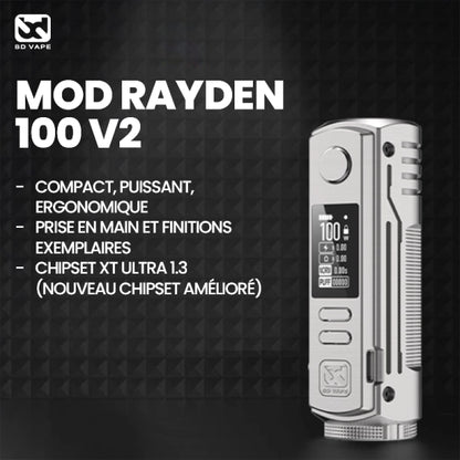 Rayden 100 V2 100W 21700/18650 - BD Vape