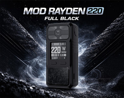 Mod Rayden 220 Full Black - BD Vape