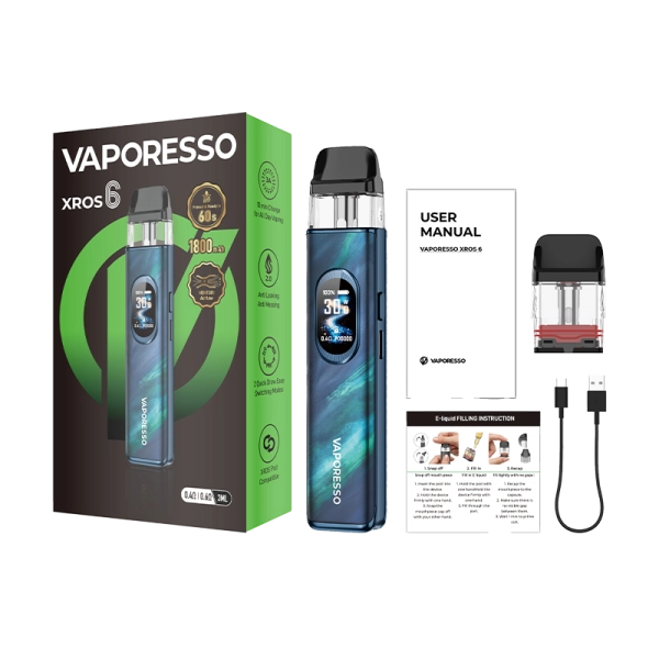 Pack Pod XROS 6 3ml 1800mAh - Vaporesso